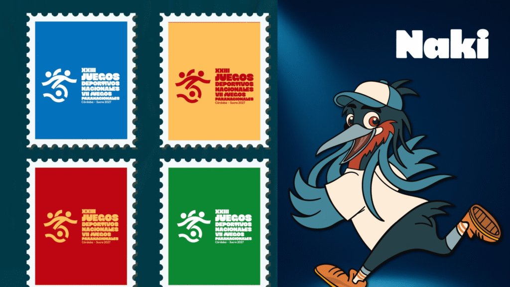Presentada la imagen oficial y la mascota de los Juegos Nacionales y Paranacionales Córdoba–Sucre 2027