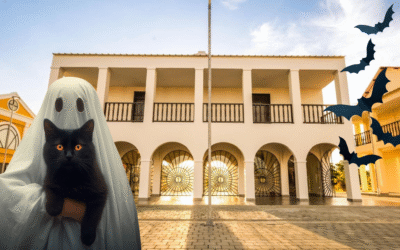 Familias disfrutan del Halloween de Todos en el Pueblito Cordobés, Montería.