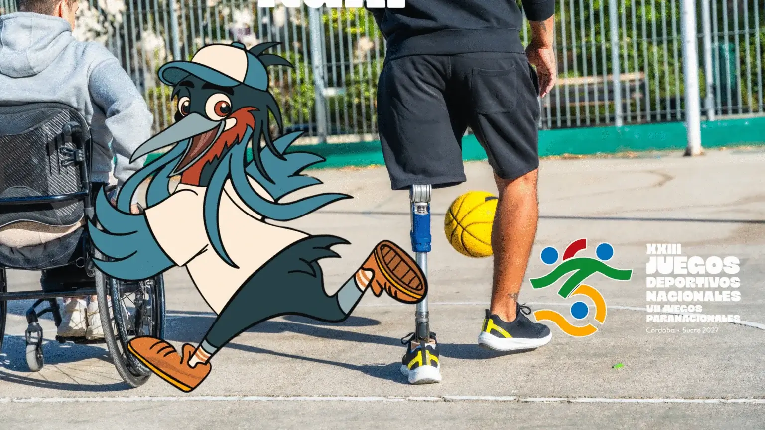 Juegos Nacionales y Paranacionales Córdoba Sucre 2027 mascota