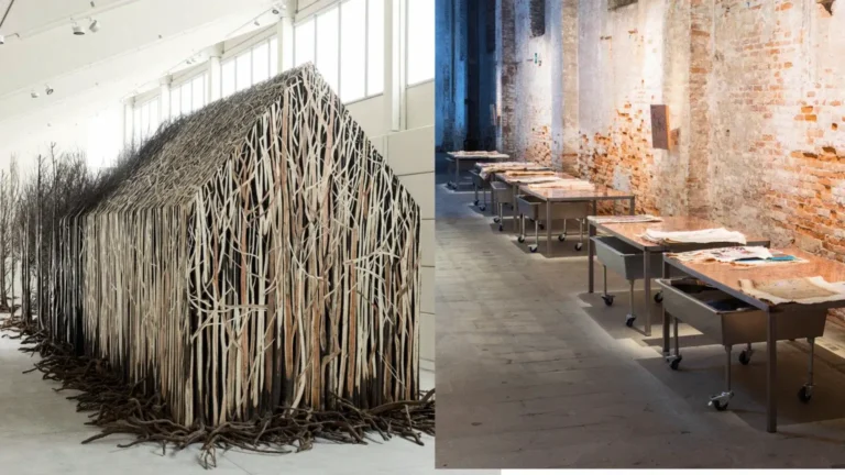 Obras de arte de Doris Salcedo y Óscar Murillo