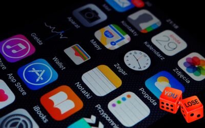 smartphone con interfaz de apps de celulares