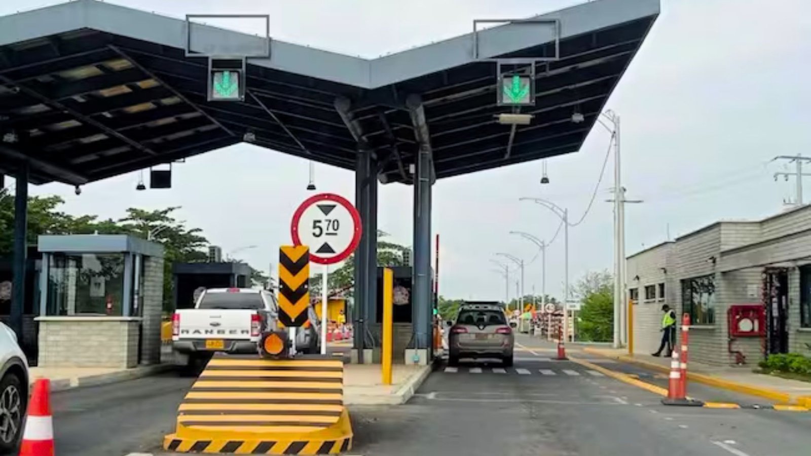 imagen de un peaje real en el departamento de Córdoba,