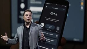 Aplicación de la red IA GROK mostrando errores de conexión durante una caída del servicio