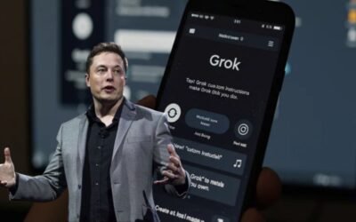 Aplicación de la red IA GROK mostrando errores de conexión durante una caída del servicio