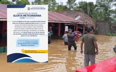 Frente frío provoca inundaciones y emergencias en el Caribe colombiano