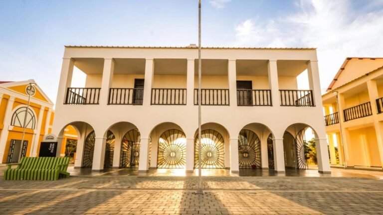 Estructura del pueblito cordobés, atracción turística en Montería, la capital de Córdoba.