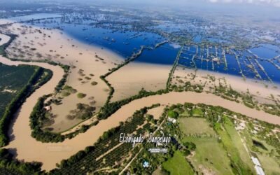 Rio Sinu aumenta caudal e inunda zonas rurales del departamento de Córdoba