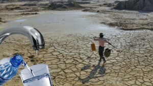 zona en sequía por la bancarrota hídrica